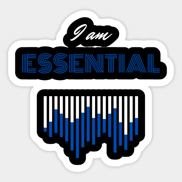 I AM ESSENTIAL Sticker by DOGwithBLANKET